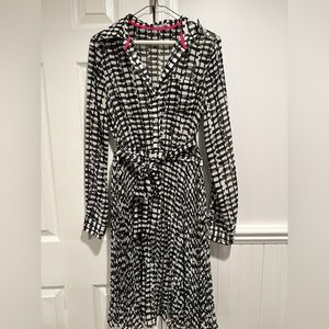 Eliza J size 2 black and white dress